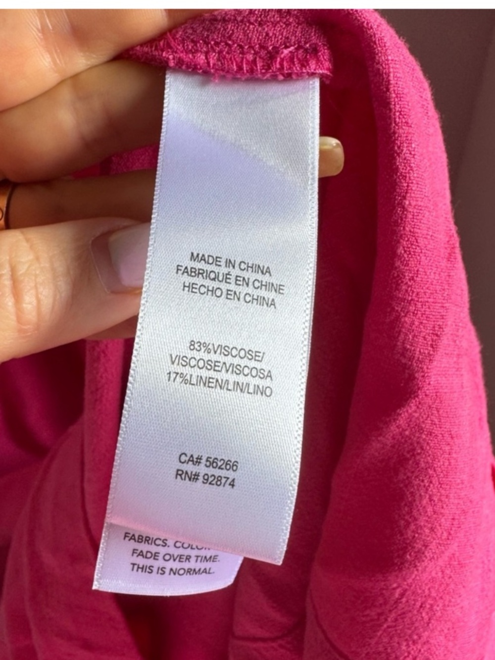 NWT SPLENDID LINEN BLEND CHARITY LILAC ROSE DRESS SZ XL - Picture 9 of 9